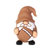 JN008 3D Rugby gnome silicone focal beads