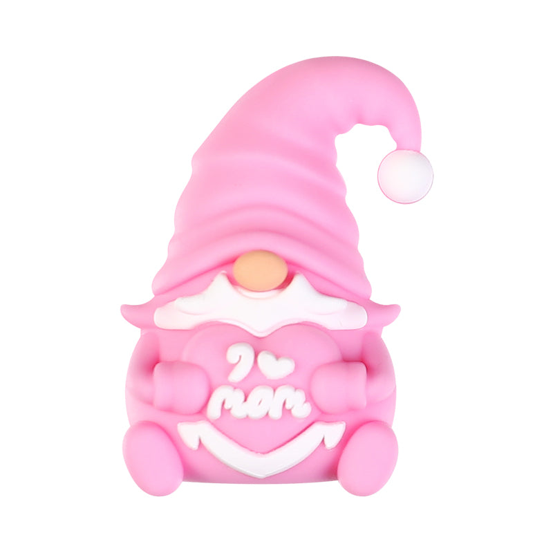 3D Gnome Silicone Beads