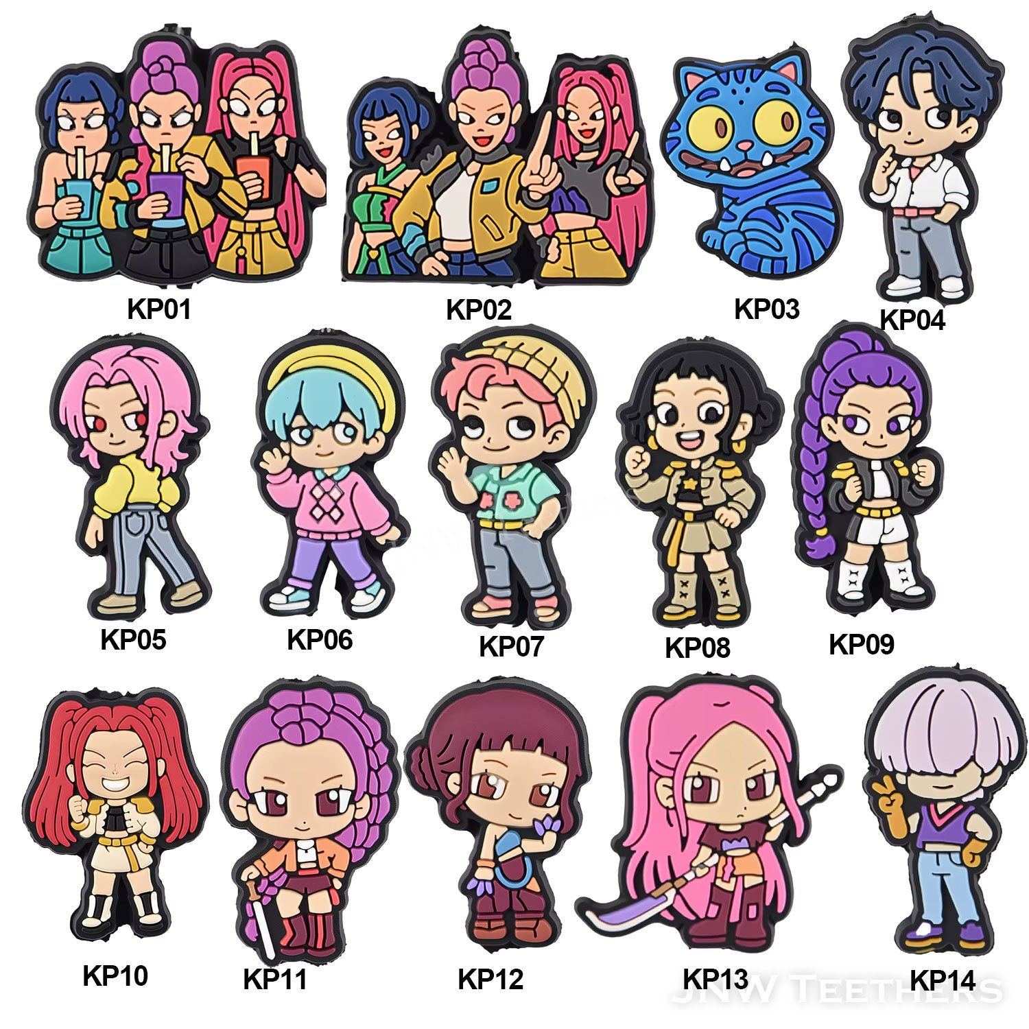 K Pop Silicone Focal Beads