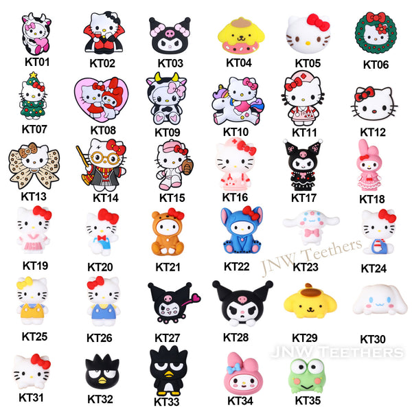 KT cat silicone focal beads