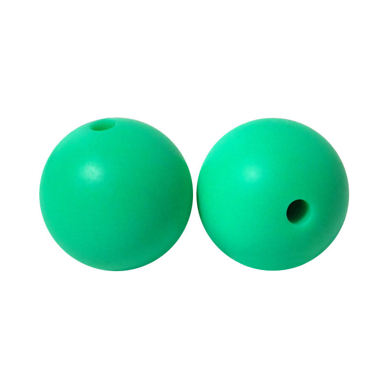 100 12mm Round Silicone Beads