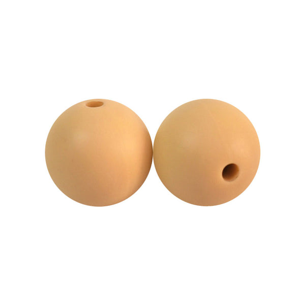 100 12mm Round Silicone Beads