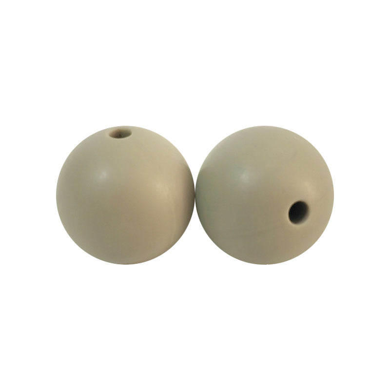 100 12mm Round Silicone Beads
