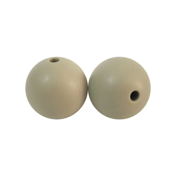 100 12mm Round Silicone Beads