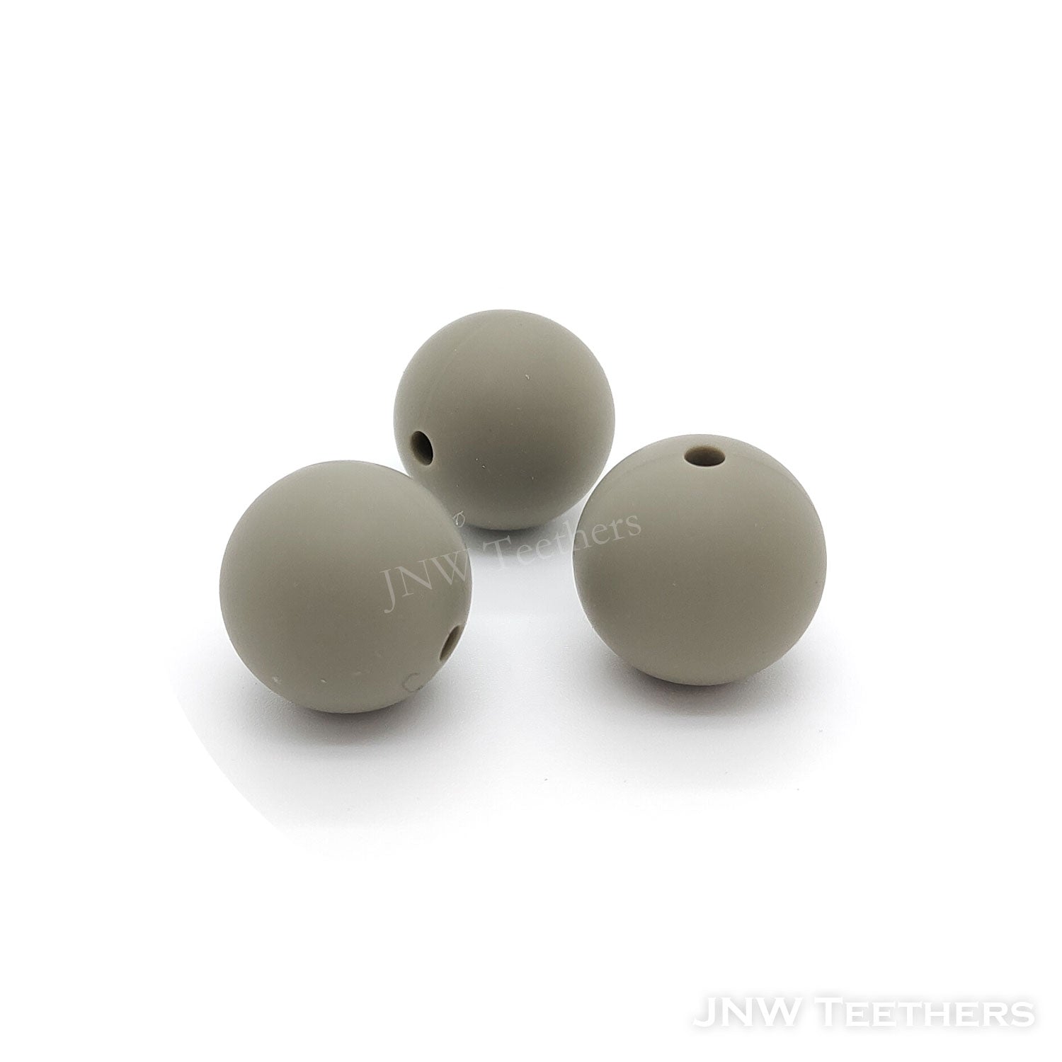 Laurel Green silicone round beads 113
