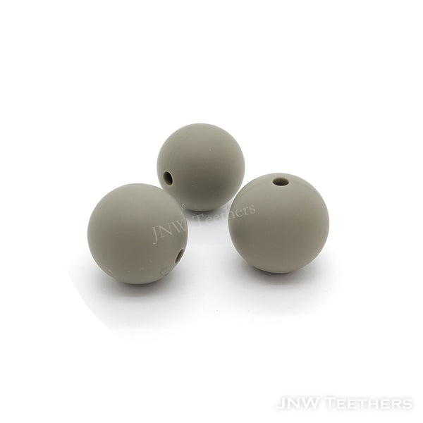 Laurel Green silicone round beads 113