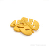 Leaf silicone teethers yellow