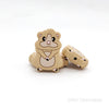 Light brown Guinea Pigs silicone beads