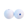 100 12mm Round Silicone Beads