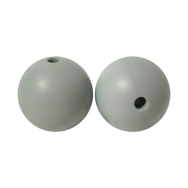 100 12mm Round Silicone Beads