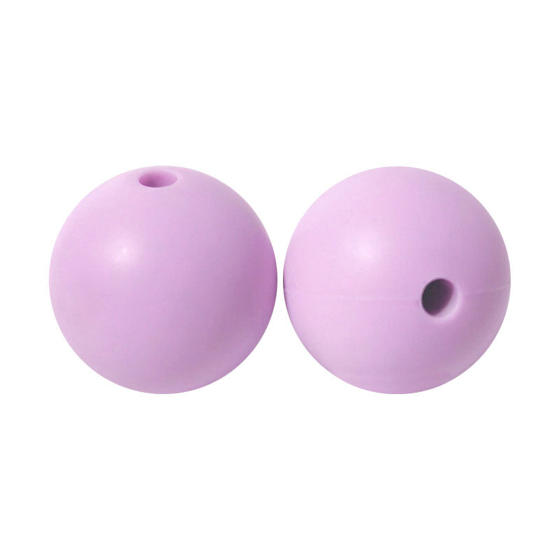 100 12mm Round Silicone Beads
