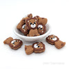 Brown Lion silicone focal beads