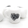 JNWTeethers Mama needs coffee printed coffee mug silicone beads wholesale