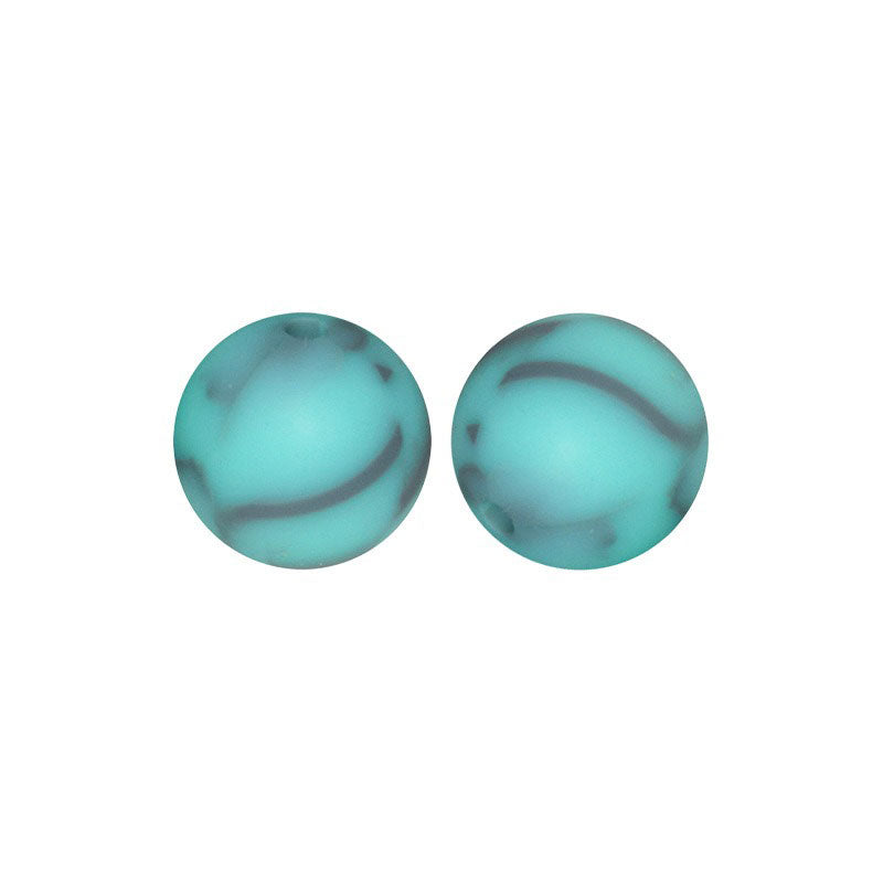 100 12mm Round Silicone Beads
