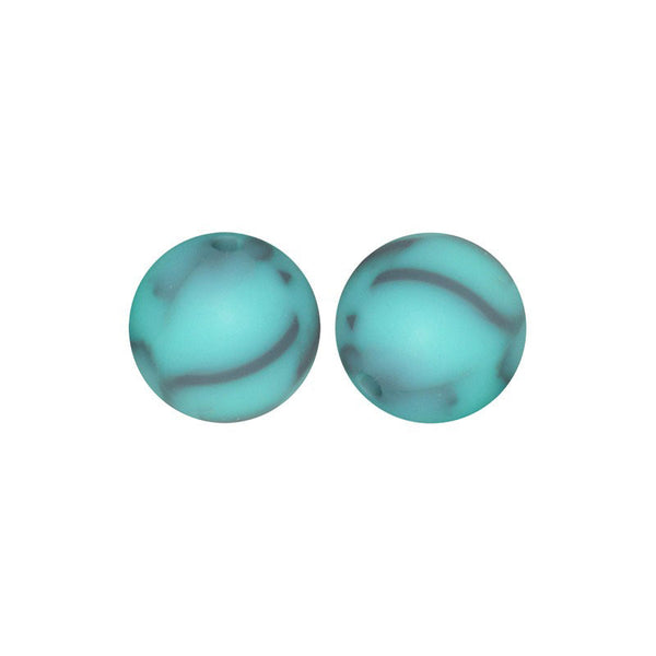 100 12mm Round Silicone Beads