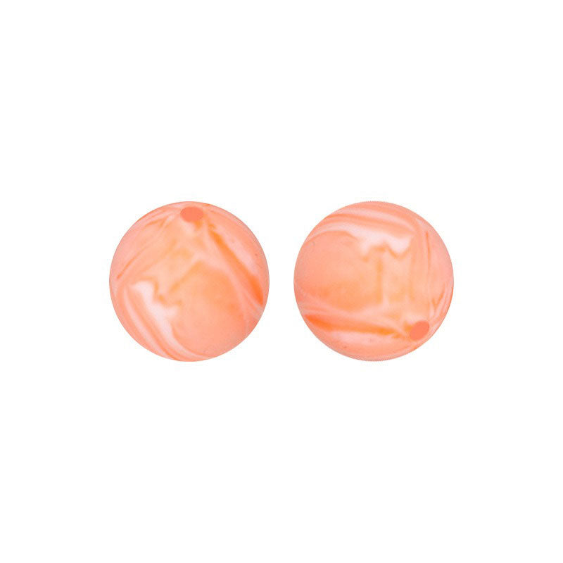 100 12mm Round Silicone Beads