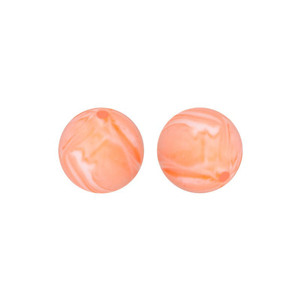 100 12mm Round Silicone Beads