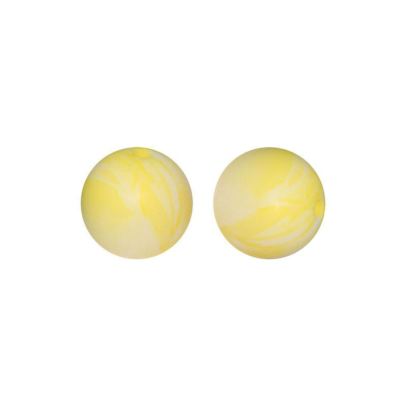100 12mm Round Silicone Beads