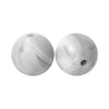 100 12mm Round Silicone Beads