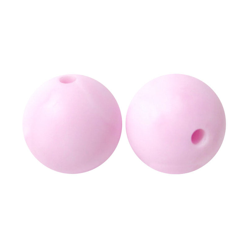 100 12mm Round Silicone Beads