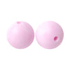 100 12mm Round Silicone Beads