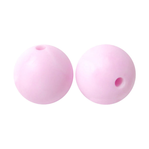 100 12mm Round Silicone Beads
