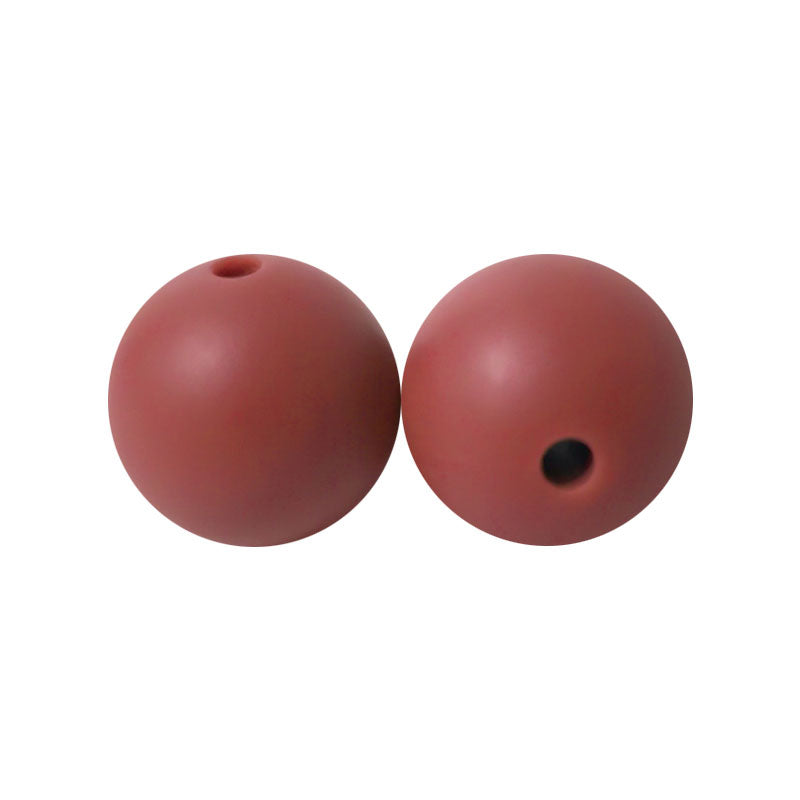 100 12mm Round Silicone Beads