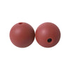 100 12mm Round Silicone Beads