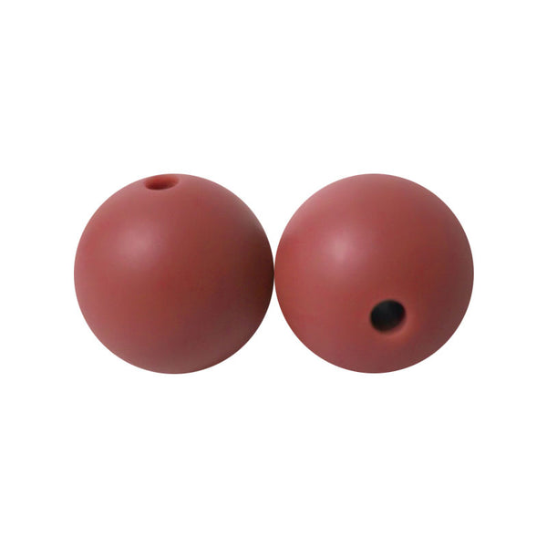 100 12mm Round Silicone Beads