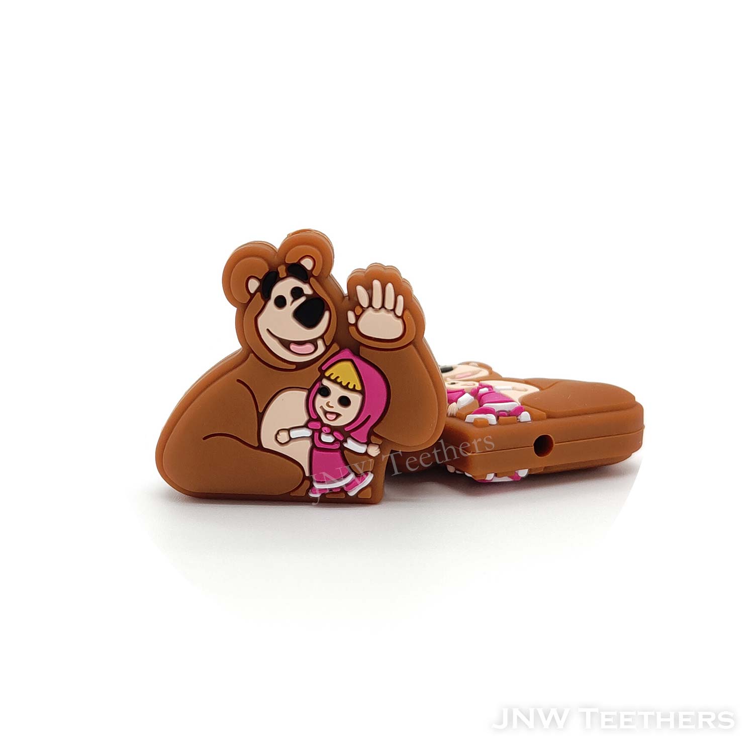 Masha And The Bear Silicone focal beads