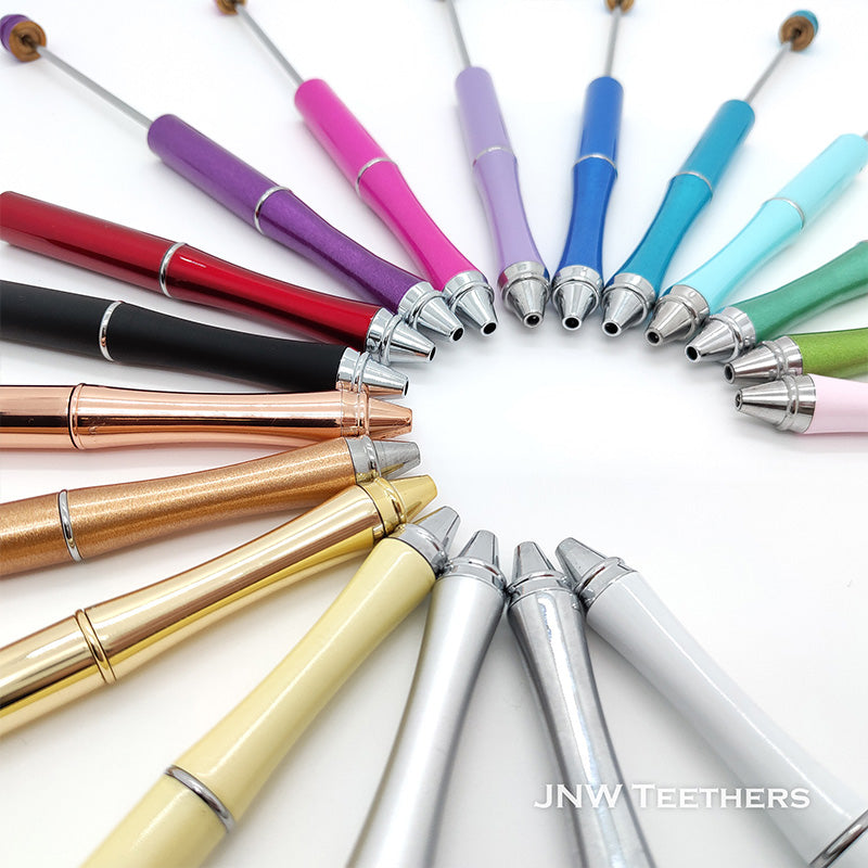 Metal beadable pens