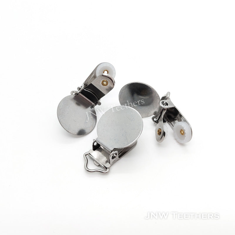 Pack 10 Metal Round Clips