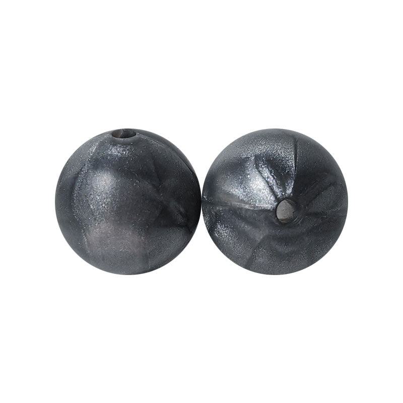 100 12mm Round Silicone Beads