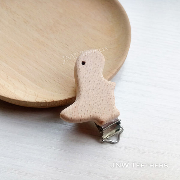 Mini dino wood clip