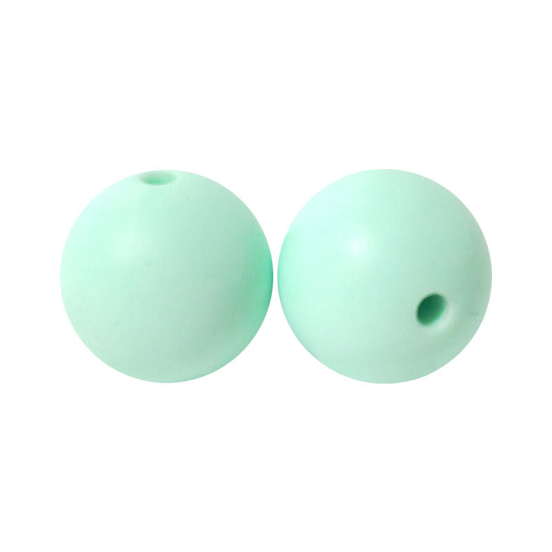 100 12mm Round Silicone Beads