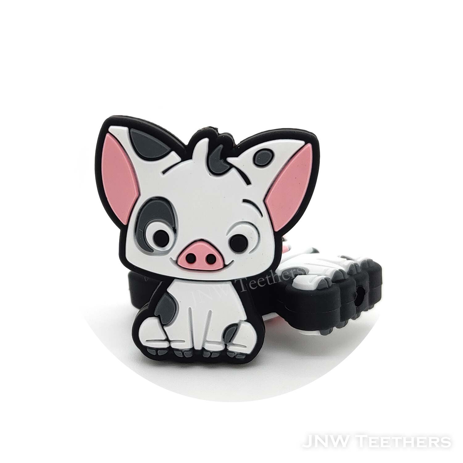 Moana Pig silicone focal beads
