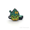 Iced moka Grinc coffee mug silicone focal beads green