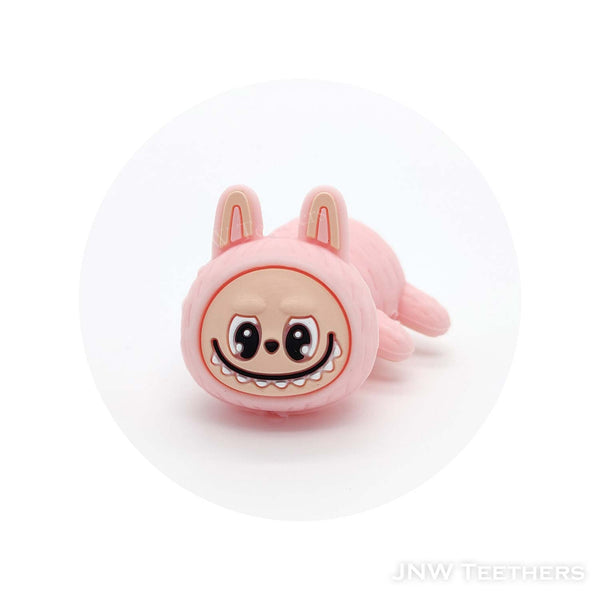Monster Dolls rose quartz silicone beads