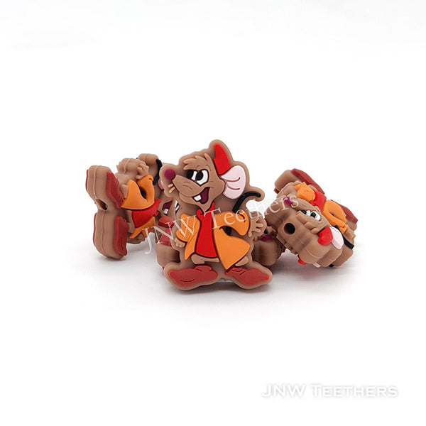 Cartoon Character Mouse Silicone focal Beads