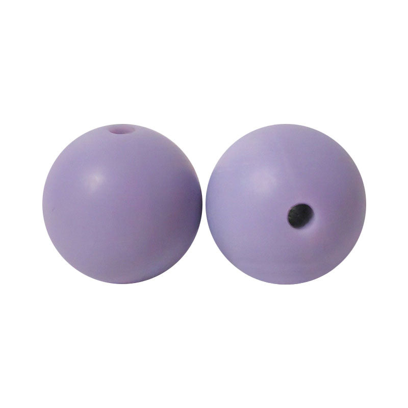 100 12mm Round Silicone Beads