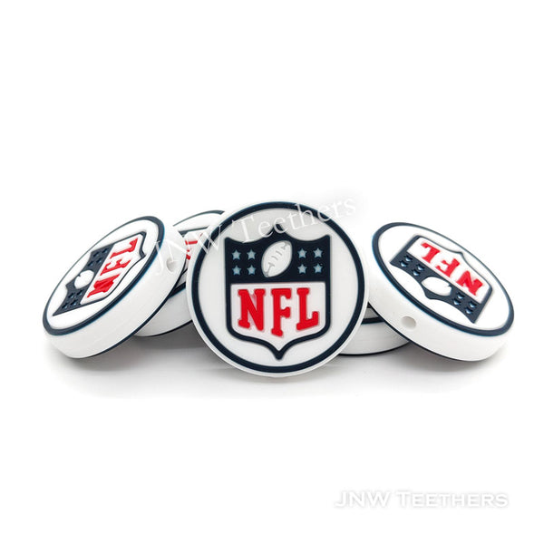 NFL Football Teams silicone focal beads