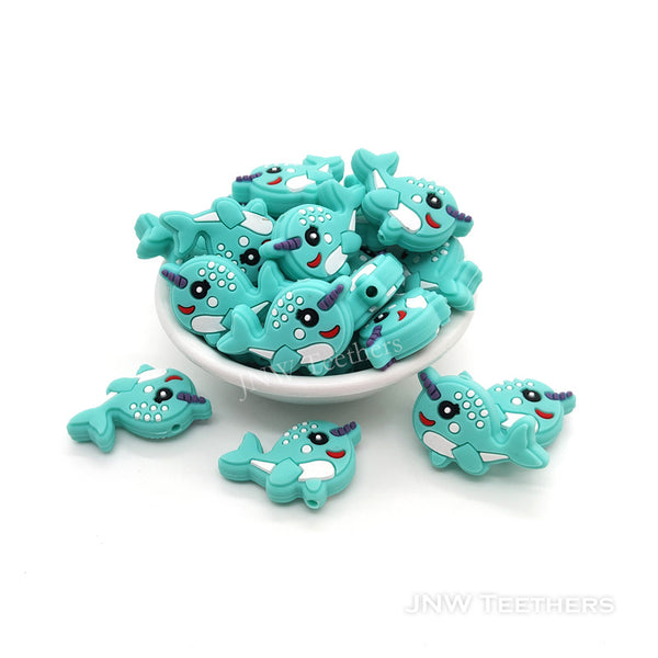 Narwhal Silicone Focal Beads