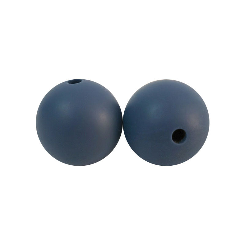 100 12mm Round Silicone Beads
