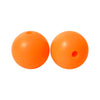 100 12mm Round Silicone Beads