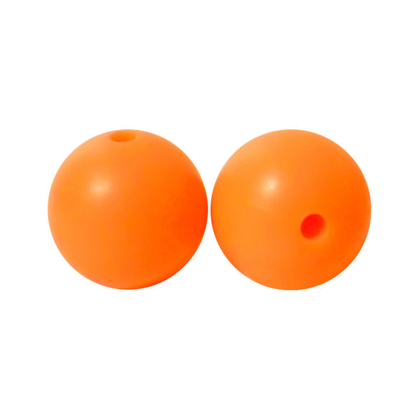 100 12mm Round Silicone Beads