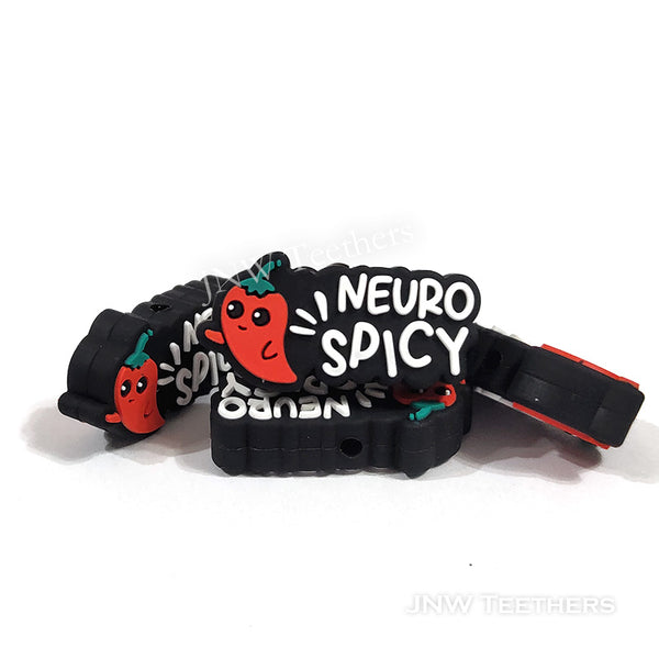 JNW Teethers Neuro spicy silicone focal beads