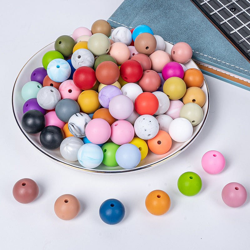 15mm silicone round beads JNWTeethers