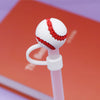Pack 30 10mm Silicone Straw Topper Covers