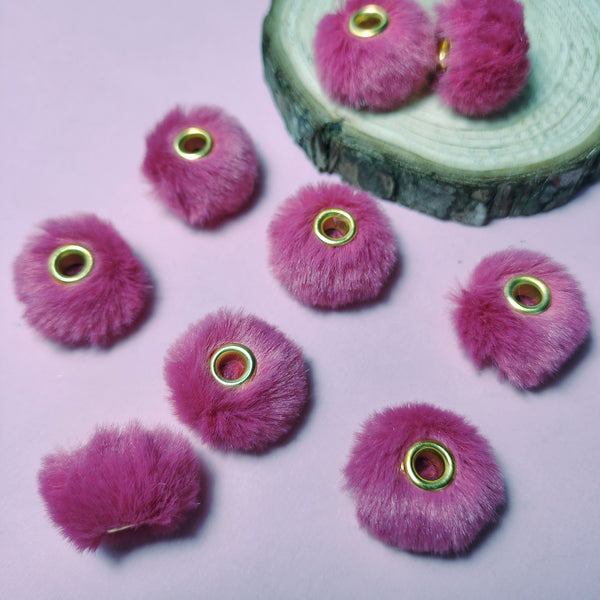 Fuzzy Spacer Beads 16mm
