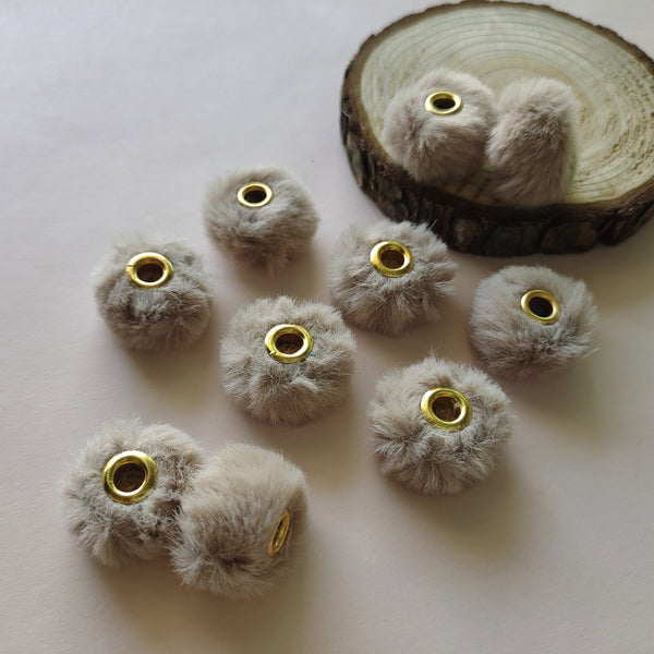 Fuzzy Spacer Beads 16mm